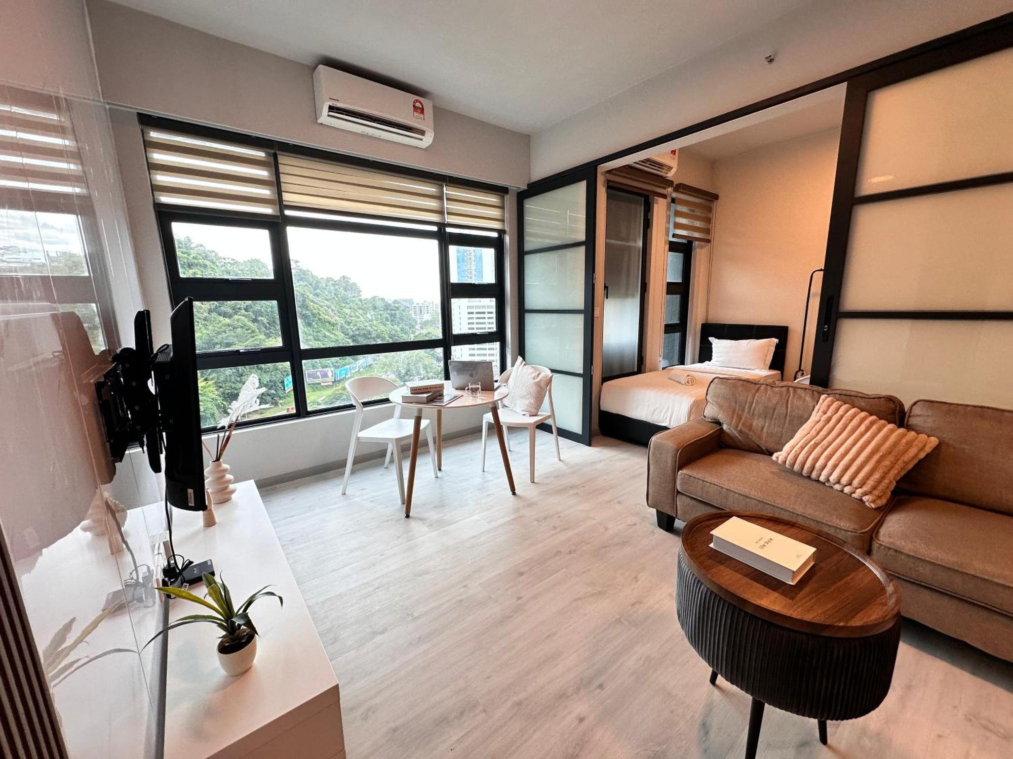 Jq1 Sea & Pool Or City View Wifi I Washing Machine For Some Units I Cuckoo Water Jesselton Quay By R2 亞庇 外观 照片