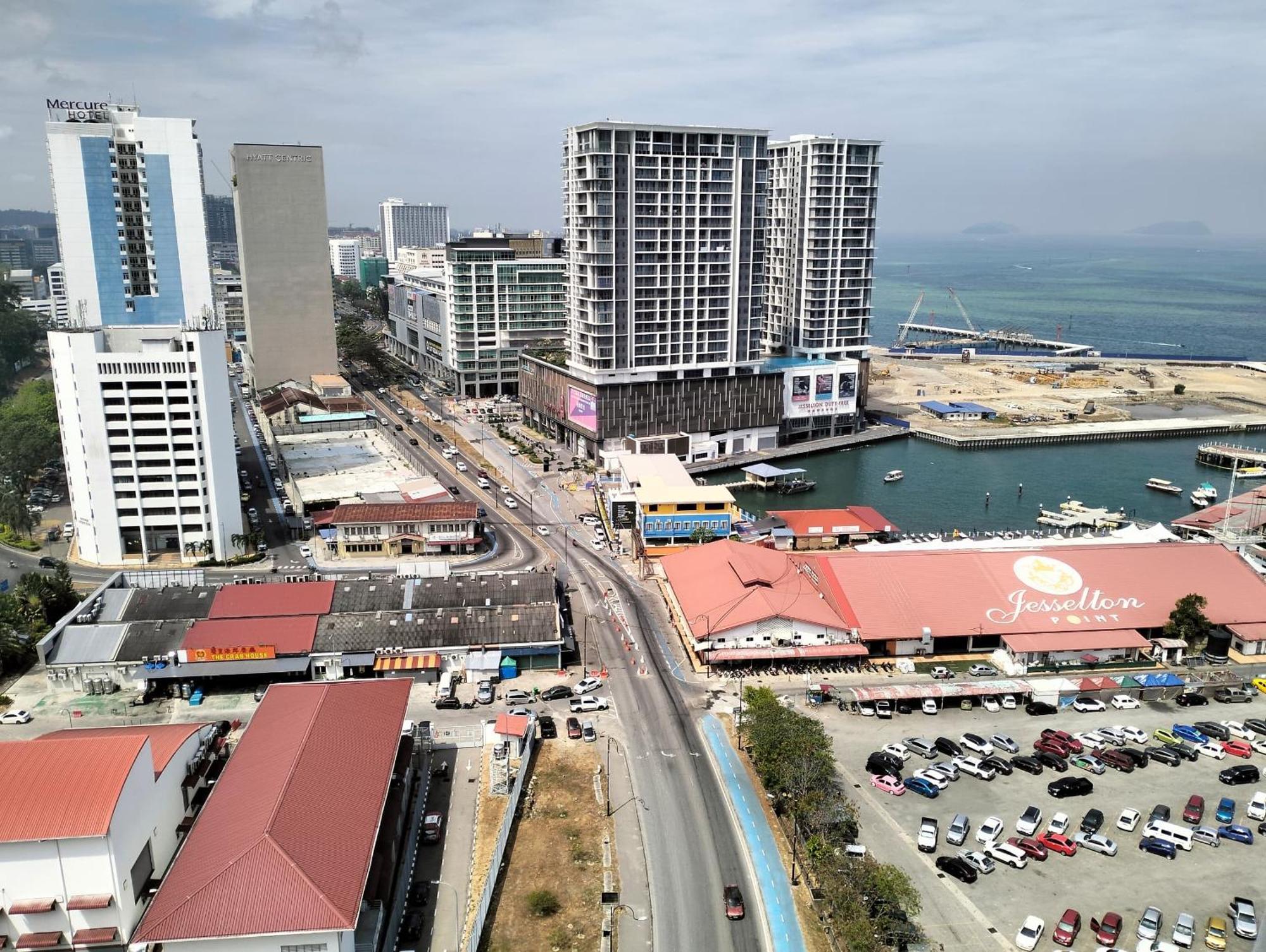 Jq1 Sea & Pool Or City View Wifi I Washing Machine For Some Units I Cuckoo Water Jesselton Quay By R2 亞庇 外观 照片