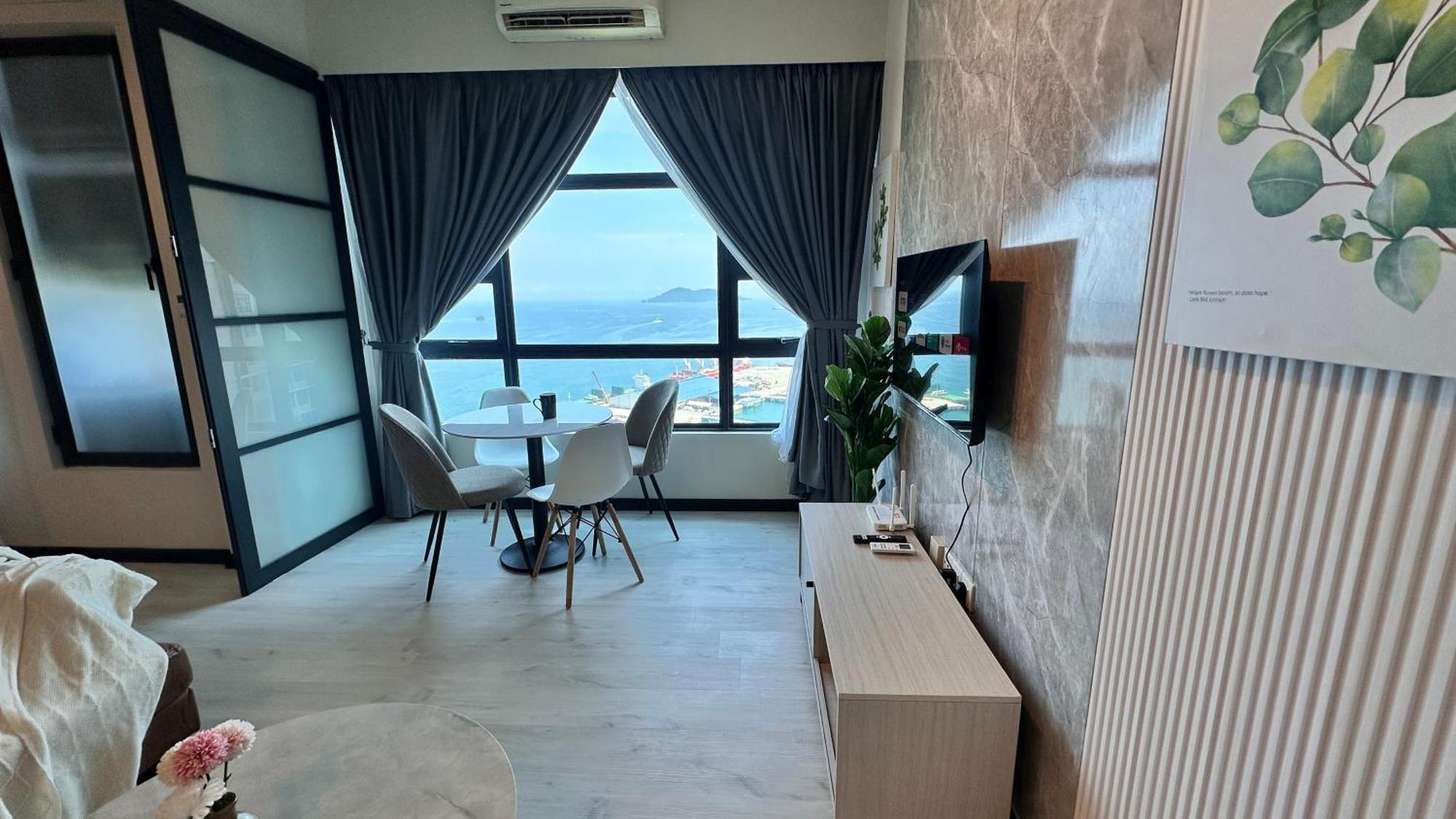 Jq1 Sea & Pool Or City View Wifi I Washing Machine For Some Units I Cuckoo Water Jesselton Quay By R2 亞庇 外观 照片
